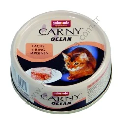 Animonda Carny Ocean Somonlu - Sardalyalı Kedi Konservesi 80 GR