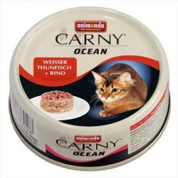 Animonda Carny Ocean Ton ve Sığır Etli Kedi Konservesi 80 GR