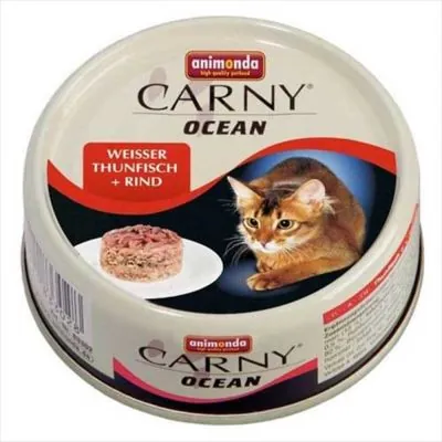 Animonda Carny Ocean Ton ve Sığır Etli Kedi Konservesi 80 GR - 1
