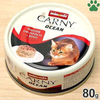 Animonda Carny Ocean Ton ve Sığır Etli Kedi Konservesi 80 GR - 7