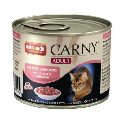 Animonda Carny Hindi Etli ve Karidesli Yaş Kedi Maması 200 GR - 1
