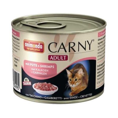 Animonda Carny Hindi ve Karidesli Yetişkin Kedi Yaş Maması 200 g - 1