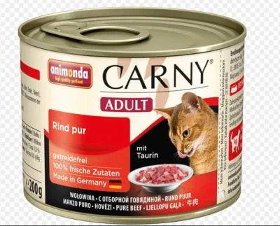 Animonda Carny Sığır Etli Yaş Kedi Maması 200 GR - 1