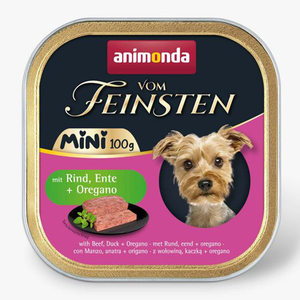 Animonda Vom Feinsten Dana, Ördek ve Kekikli Mini Irk Yetişkin Köpek Yaş Maması 100 g