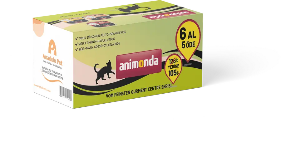 Animonda Gourmet Kedi Yaş Mama Serisi 100 gr 6 al 5 öde - 1