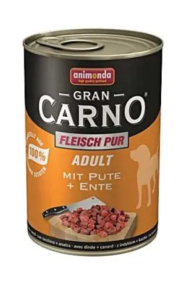 Animonda Gran Carno Hindi ve Ördekli Köpek Yaş Maması 400 GR - 1
