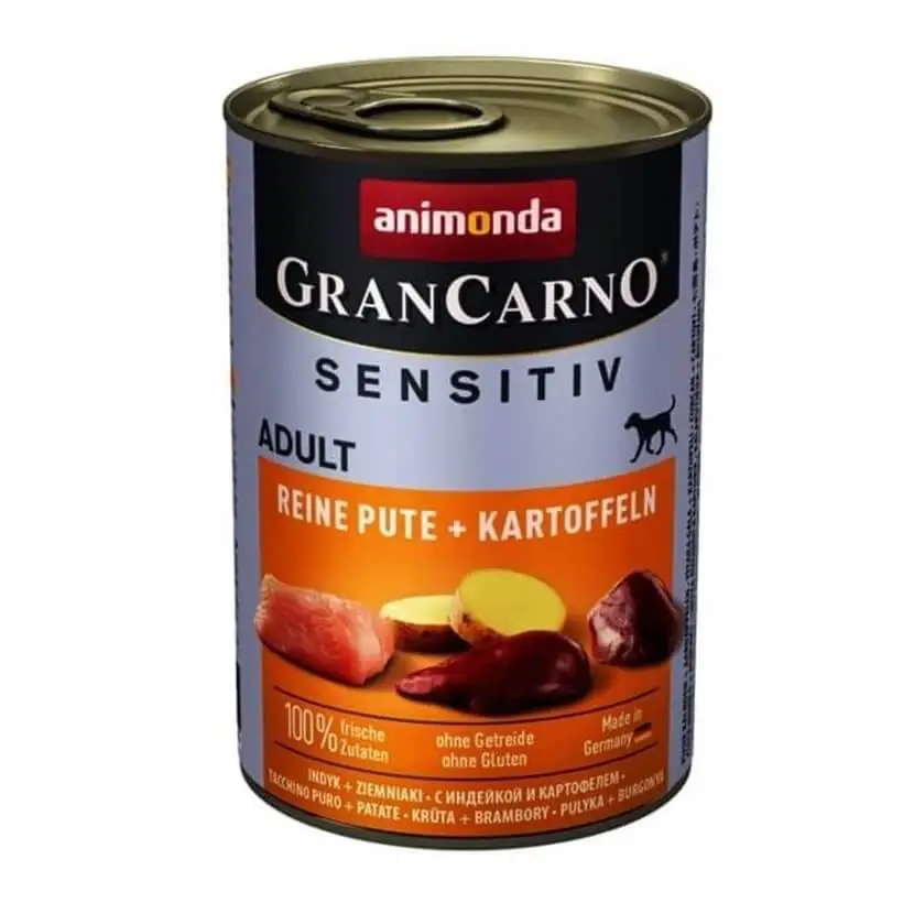 Animonda GranCarno Sensitive Pure Hindi Etli ve Patatesli Köpek Konservesi 400 Gr - 1