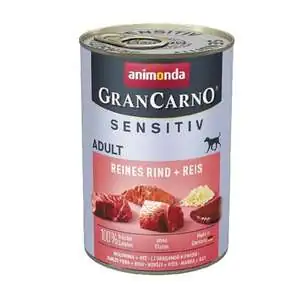 Animonda GranCarno Sensitive Pure Sığır Etli ve Pirinçli Köpek Konservesi 400 Gr