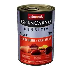 Animonda GranCarno Sensitive Pure Tavuk Etli ve Patatesli Köpek Konservesi 400gr