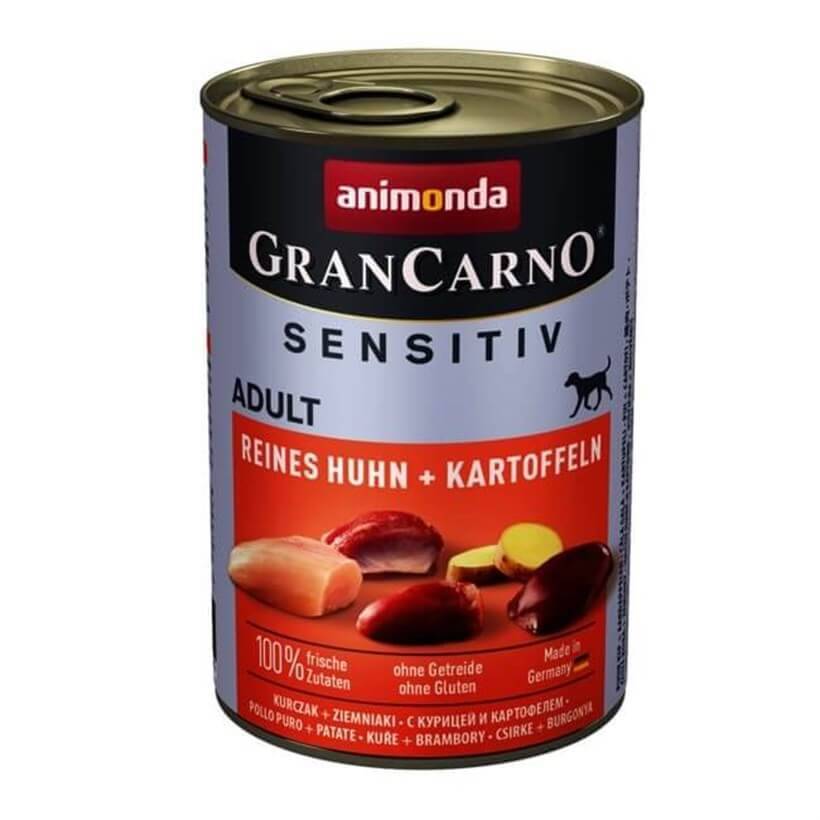 Animonda GranCarno Sensitiv Tavuk Etli ve Patatesli Yetişkin Köpek Yaş Maması 400 g - 1