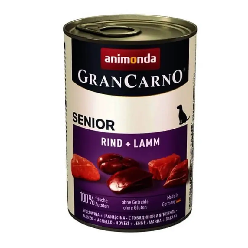 Animonda GranCarno Sığır Etli ve Kuzu Etli Yaşlı Köpek Konservesi 400gr - 1