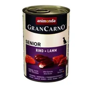 Animonda GranCarno Sığır Etli ve Kuzu Etli Yaşlı Köpek Konservesi 400gr