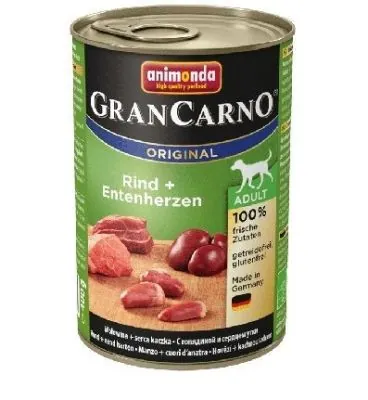 Animonda GranCarno Sığır Etli ve Yürekli Köpek Konservesi 400 gr 5+1 - 1