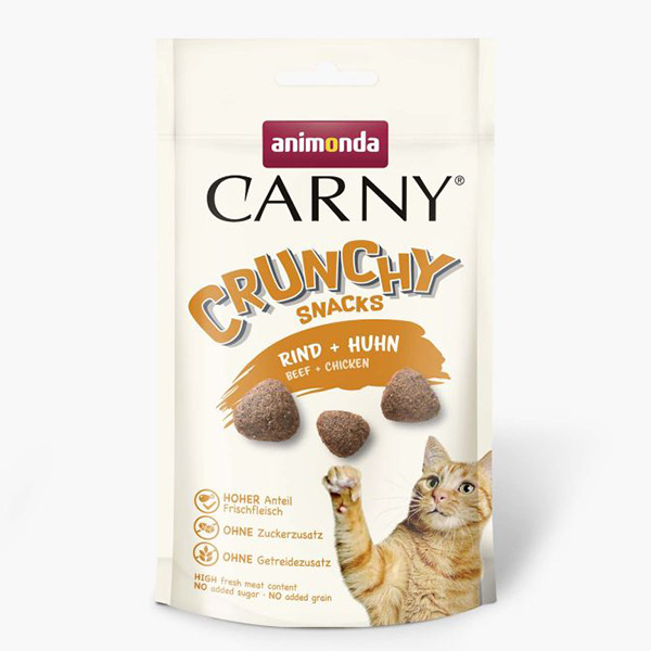 Animonda Carny Meat Tavuk ve Sığır Etli Kedi Ödülü 50 g - 1
