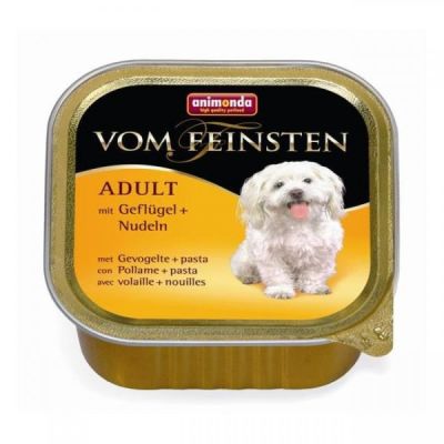 Animonda Vom Feinsten Kümes Hayvan ve Makarnalı Köpek Yaş Maması 150 GR - 1