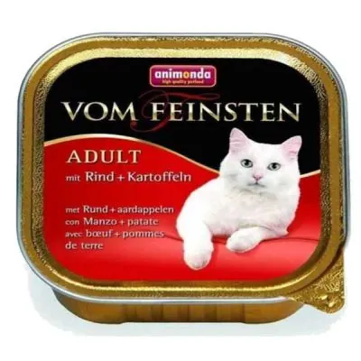 Animonda Vom Feinsten Sığır Etli ve Patatesli Kedi Konservesi 100 GR - 1
