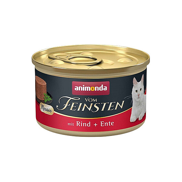 Animonda Vom Feinsten Sığırlı ve Ördekli Yetişkin Kedi Konservesi 85g