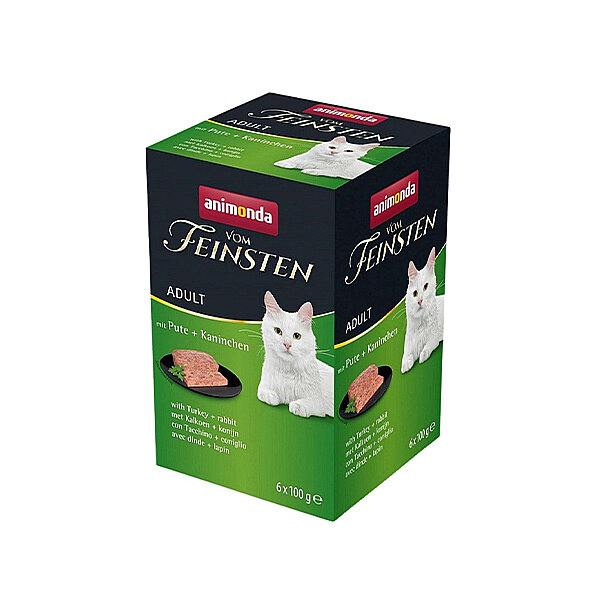 Animonda Vom Feinsten Somonlu ve Karidesli Yetişkin Kedi Konservesi 6x100g