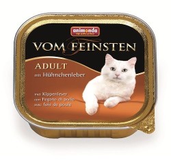 Animonda Vom Feinsten Tavuklu ve Ciğerli Kedi Yaş Maması 100 GR