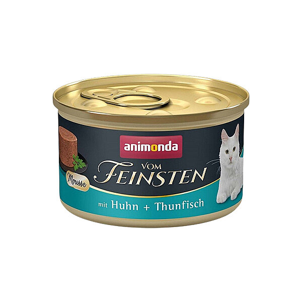 Animonda Vom Feinsten Tavuklu ve Ton Balıklı Yetişkin Kedi Konservesi 85g