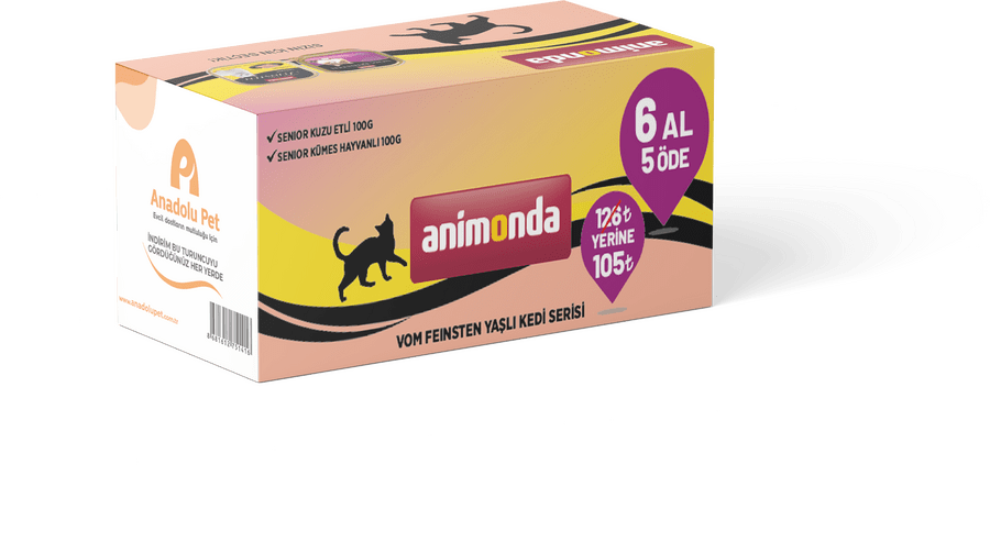 Animonda Yaşlı Kedi Yaş Mama Serisi 100 gr 6 al 5 öde - 1