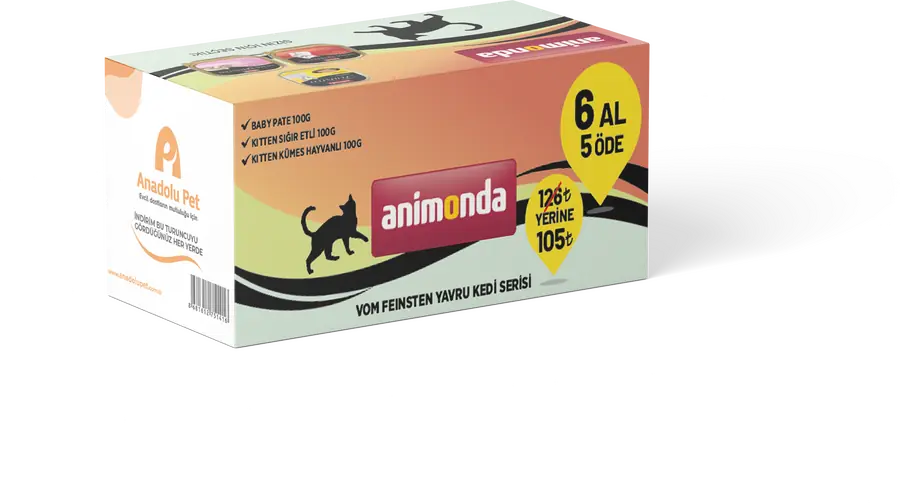 Animonda Yavru Kedi Yaş Mama Serisi 100 gr 6 al 5 öde - 1