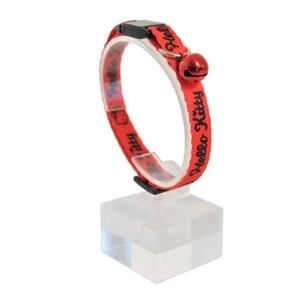 Hello Kitty Boyun Tasması 1 Cm Kırmızı Siyah - 3