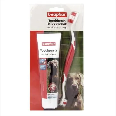 Beaphar Diş Fırçası ve Diş Macunu Seti - 1
