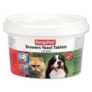 Beaphar Kedi - Köpekler için Brewers Yeast Sarımsaklı Tablet 250 Adet - 1