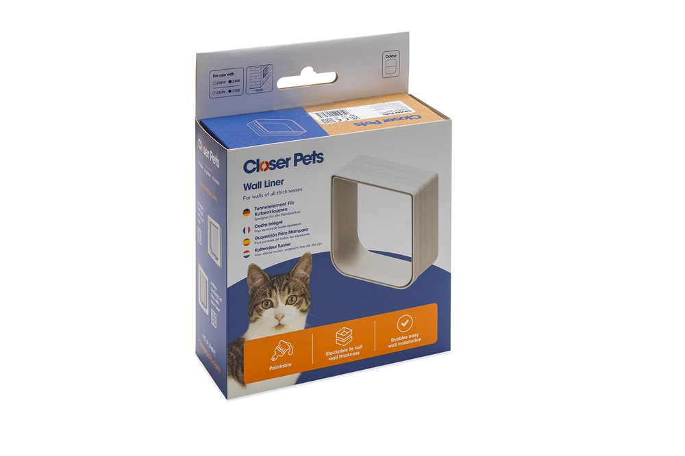 Beeztees CatMate 410507 ve 410611 Kedi Kapısı, Genişletme Tüneli 17x16x6,5cm - 2