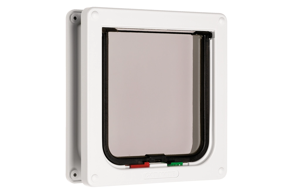 Beeztees CatMate Kedi Kapısı, Çift Yönlü, 4 fonksiyonlu, Beyaz, 19x20cm - 2