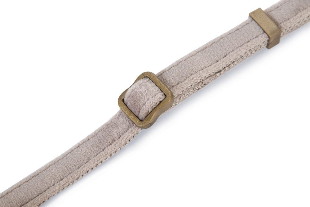 Beeztees DBL Kedi Boyun Tasması, Velur, Gri, 20-30cm - 3