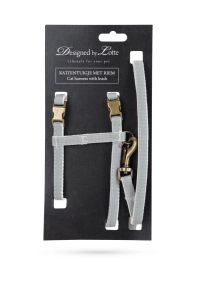 Beeztees DBL Kedi Göğüs Tasması ve Gezdirme Kayışı, 130cm, Mint, 27-45cm - 2