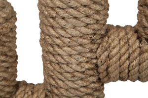 Beeztees DBL Kedi Tırmalama, Boz Kahverengi, 35x35x60cm - 5