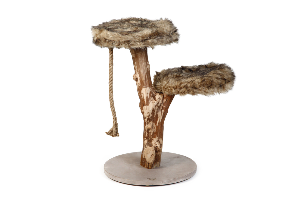 Beeztees DBL Kedi Tırmalama, Doğal, 50x50x68cm - 1