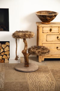 Beeztees DBL Kedi Tırmalama, Doğal, 50x50x68cm - 2