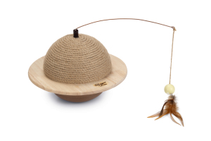 Beeztees DBL Kedi Tırmalama ve Oyuncağı, 29,5x29,5x20cm