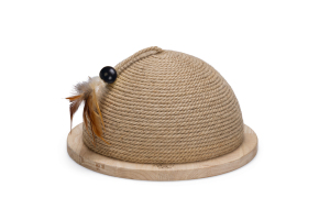 Beeztees DBL Kedi Tırmalama ve Oyuncağı, 34,5x34,5x18cm