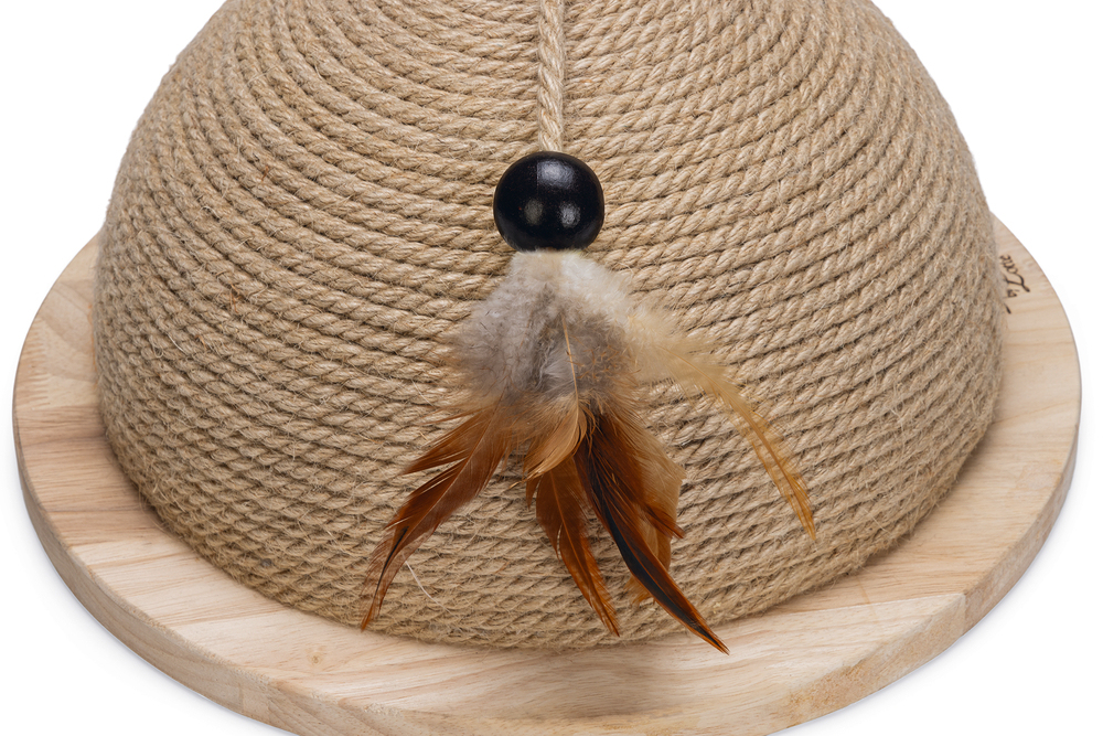 Beeztees DBL Kedi Tırmalama ve Oyuncağı, 34,5x34,5x18cm - 5