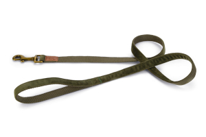 Beeztees DBL Köpek Gezdirme Kayışı, Velura, Yeşil, 120cm, 20mm