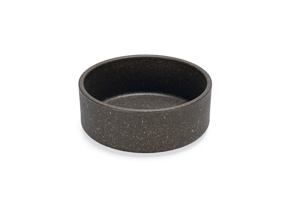 Beeztees DBL Köpek Mama Su Kabı, Bambu, Antrasit, 12cm, 300ml - 1