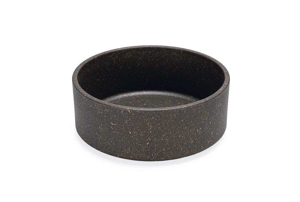 Beeztees DBL Köpek Mama Su Kabı, Bambu, Antrasit, 14cm, 410ml - 1