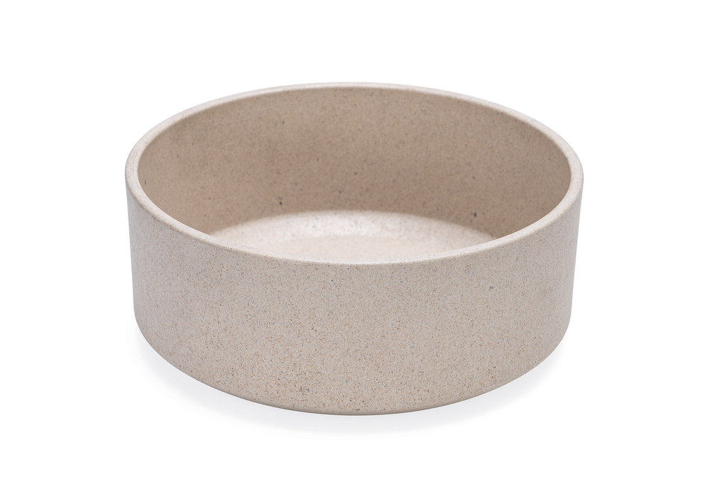 Beeztees DBL Köpek Mama Su Kabı, Bambu, Bej, 17cm, 800ml - 1