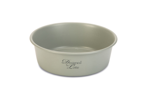 Beeztees DBL Köpek Mama Su Kabı, Mat Gri Paslanmaz Çelik, 20cm, 1,9L