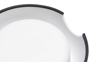 Beeztees DBL Köpek Mama Su Kabı, Mat Paslanmaz Çelik, Beyaz Mermer Görünümlü, 22cm, 700ml - 4