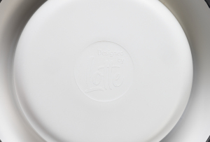 Beeztees DBL Köpek Mama Su Kabı, Mat Paslanmaz Çelik, Beyaz Mermer Görünümlü, 22cm, 700ml - 5