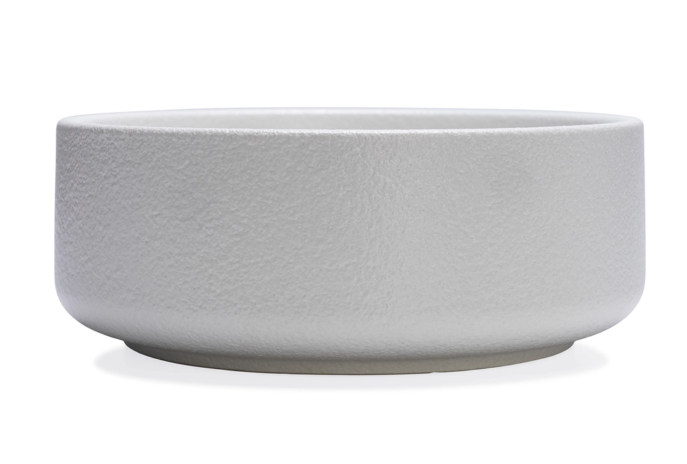 Beeztees DBL Köpek Mama Su Kabı, Seramik, Mat Beyaz, 18cm, 1200ml - 2