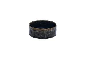 Beeztees DBL Köpek Mama Su Kabı, Seramik, Siyah, 16cm, 800ml