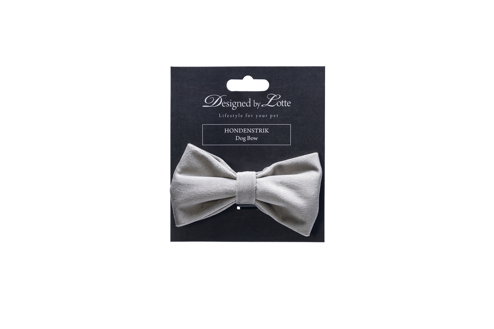 Beeztees DBL Köpek Papyonu, Kadife, Gri, 12cm - 3