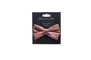 Beeztees DBL Köpek Papyonu, Kadife, Pembe, 12cm - 5